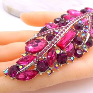 Oversized Leaf  Brooch Pin